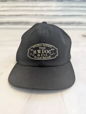 THE H.W.DOG&CO. TRUCKER CAP Black 36