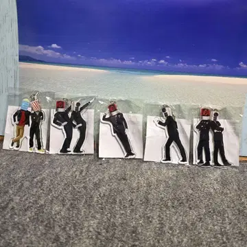 NO MORE 영화 도둑 아크릴 키링 전종 세트