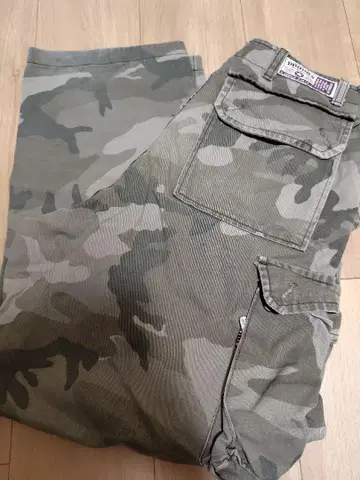 DROORS 90s USA제 카모플라쥬 카고 팬츠 w32 스케이트