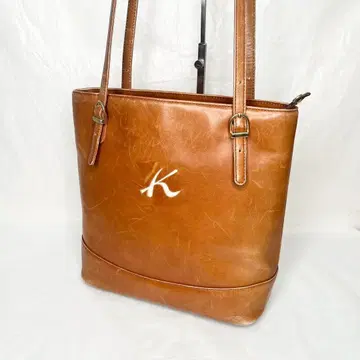 Kitamura 키타무라 토트백 가죽 천연 가죽 카멜
