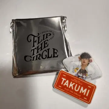 오자키 타쿠미 명찰 FLIP THE CIRCLE