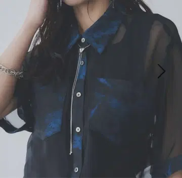 HARE 자카드 키리카 숏 셔츠
