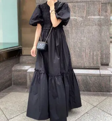 물건 정리중! 새상품급 자라 포플린 패널 원피스 XS 블랙