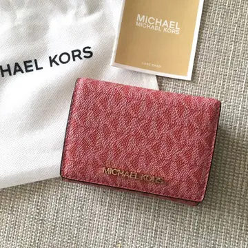 신상품 마이클코어스 MICHEAL KORS 지갑 시그니처 핑크
