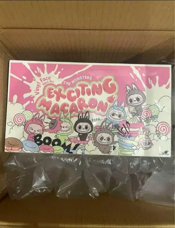 POPMART LABUBU 봉제 인형 마카롱 모듬 박스 새상품