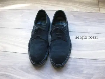 이탈리아제 sergio rossi 남성 신발 스웨이드 5.5 가죽 신발