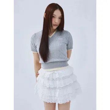 에이미 티어드 미니 스커트