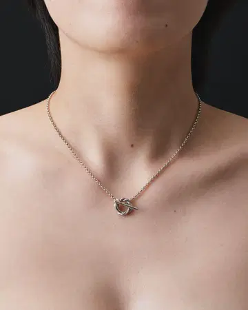 파비라메 / 포크우드 목걸이 / 실버