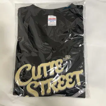 CUTIE STREET 큐스토 로고 티셔츠 블랙 L