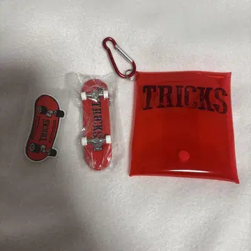 TRICKS 트릭스 (파우치, 스케이트보드 키링, 스티커)