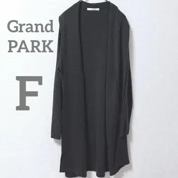 Grand PARK/그랜드 파크 가디건 블랙 검정 겉옷 가운