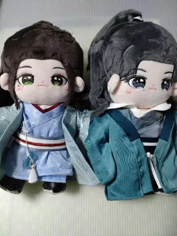 산하령 20cm 봉제 인형 + 의류 주자수 온객행