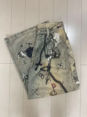 더레드스레드 S 프린트 데님 1 토이