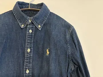 Ralph Lauren 랄프 로렌 다크 블루 데님 셔츠 긴팔