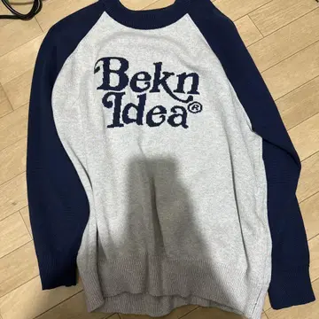 belkenidea 그레이/네이비 M 스웨터
