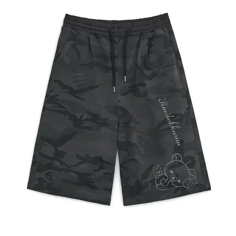 【hug your skin】25ss Camo Korilakkuma bermuda pants hug your skin】25ss Camo Korilakkuma bermuda pants (hug your