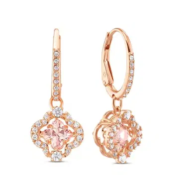 스와로브스키 SWAROVSKI 스파클링 댄스 귀걸이 클로버