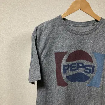 PEPSI 펩시 로고 프린트 티셔츠 그레이