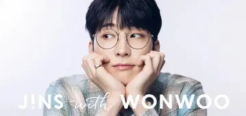 JINS with WONWOO 안경 Modern Rim Metal