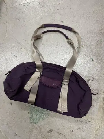 00s NIKE 나이키 보스턴 백 y2k 보라색 자수 원포인트