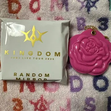 KINGDOM 랜덤 거울 장미형 핑크