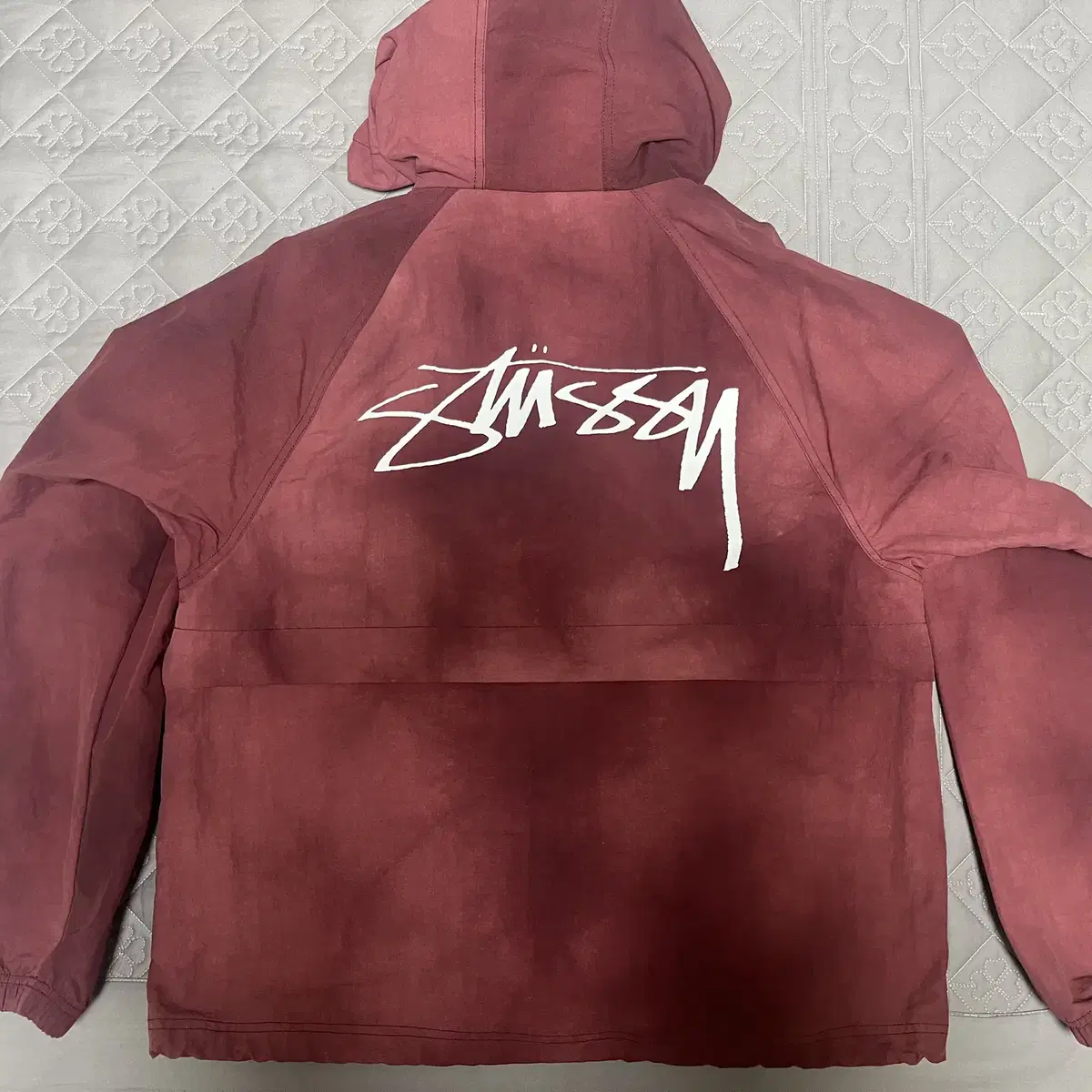 STUSSY | 스투시 Stussy Wave Dye Beach Shell Jacket Maroon M