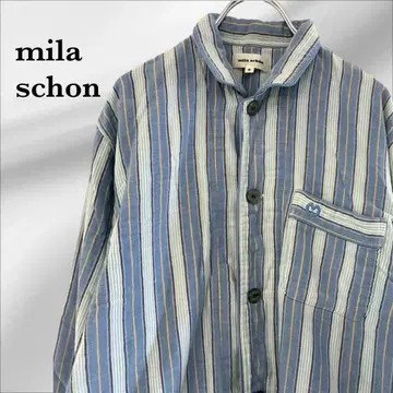 밀라 숀 'mila schon' 룸웨어 파자마 [M] 블루 긴팔