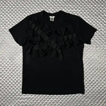 AD2019 20SS 메니 리본 티셔츠 블랙