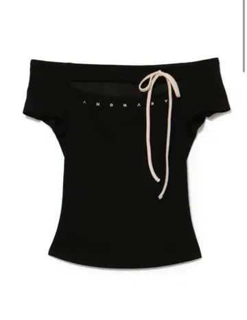andmary 온라인 구매 andmary Dada ribbon tops