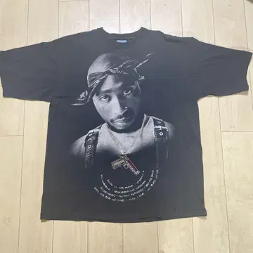 2Pac Tupac 블링블링 티셔츠 구제 의류 빈티지 큐빅