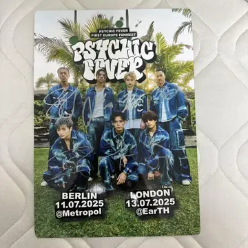 PSYCHICFEVER 사인 EU 팬미팅