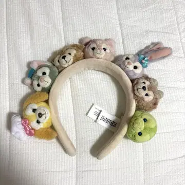 홍콩 디즈니 한정판 더피 프렌즈 머리띠