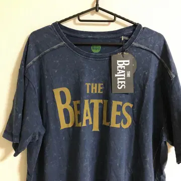 비틀즈 별주 중고 가공 BEATLES 밴딩 티셔츠 정품 락 티셔츠