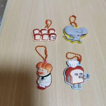 빵 도둑 라바마스 ART 비스킷 러버 마스코트 4개 세트