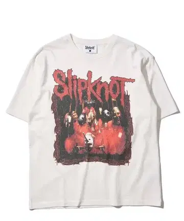 Slipknot 슬립낫 포토 프린트 티셔츠 빈티지풍