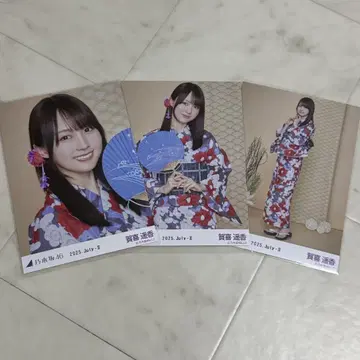 노기자카46 브로마이드 2025 유카타 카키 하야카 컴프