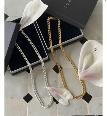 주에미 SLV925 플랫 링크 목걸이
