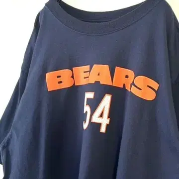 리복 베어스 URLACHER 54 티셔츠 L 네이비 컬러 구제 의류