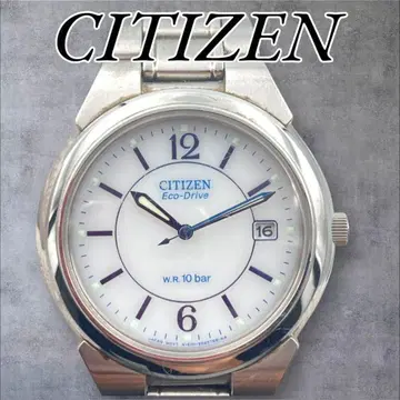 CITIZEN ECO-DRIVE 에코 드라이브 데이트 솔라 파랑 바늘