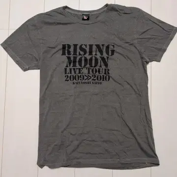 사토 카즈요시 티셔츠 RIGING MOON LIVE TOUR 2009