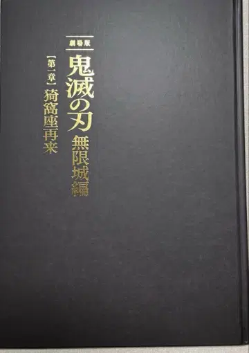 미사용 새상품 귀멸의 칼날 팜플렛 최초 한정판 무한성 편 아카자 습격