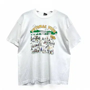 구제 의류 90s 아트 싱글 스티치 USA제 티셔츠 미국 482