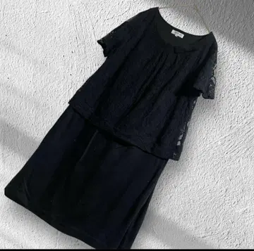 빅 사이즈! SONIA BY SONIA RYKIEL 레이스 절개 원피스