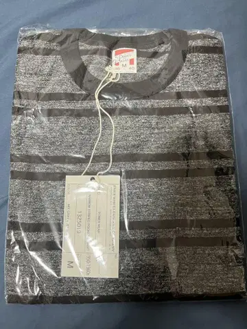 프리휠러스 STRIPED POCKET T-SHIRT M 그레이