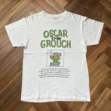 90s 빈티지 세서미 스트릿 티셔츠 오스카 USA제