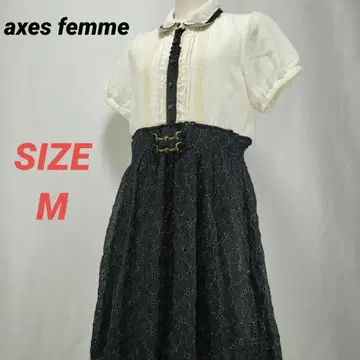 axes femme 엑시즈팜 도킹 원피스 레이스 반팔