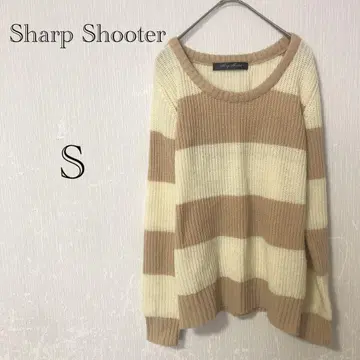 Sharp Shooter 샤프 슈터 보더 니트 [S] 스웨터