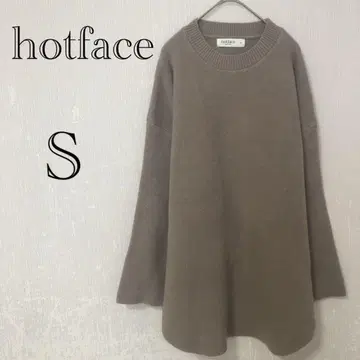 hotface 니트 풀오버 [S] 오버 사이즈 루즈한 심플