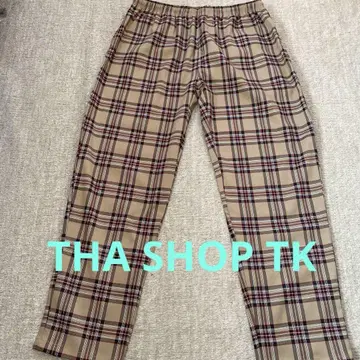 THE SHOP TK 체크 무늬 슬랙스 XL
