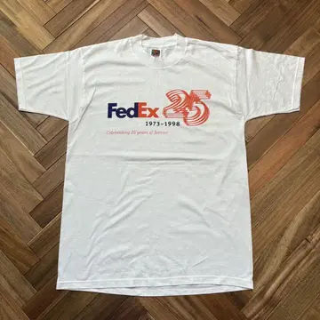 90s FedEx 25주년 기업 티셔츠 페덱스 L 사이즈